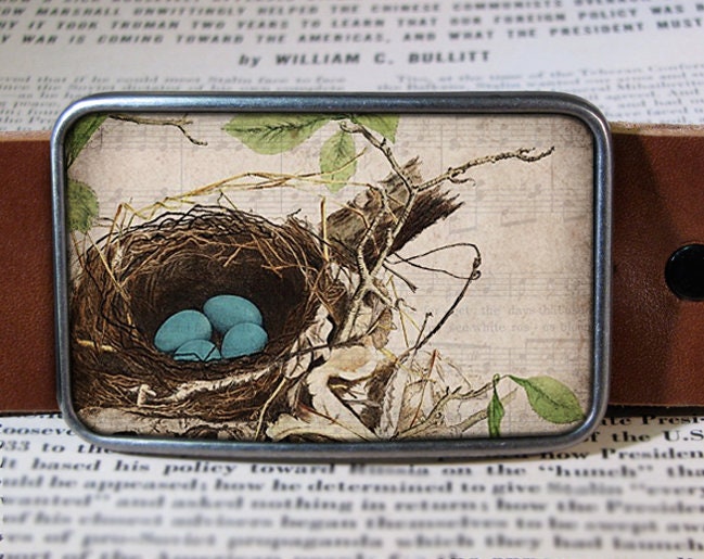 Birds Nest Belt Buckle