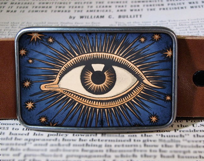 Celestial Evil Eye Belt Buckle