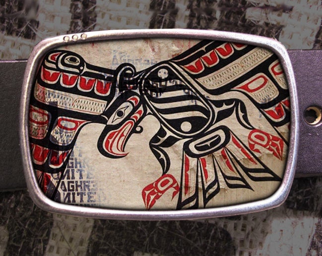 Haida Bird Belt Buckle
