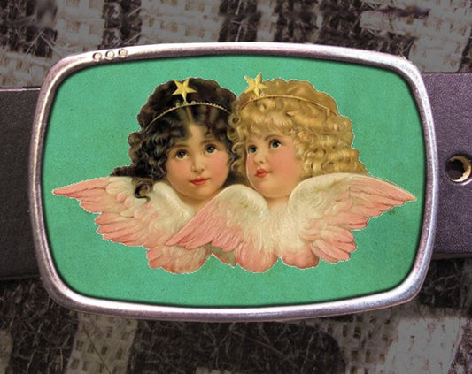 Vintage Angel Cub Belt Buckle