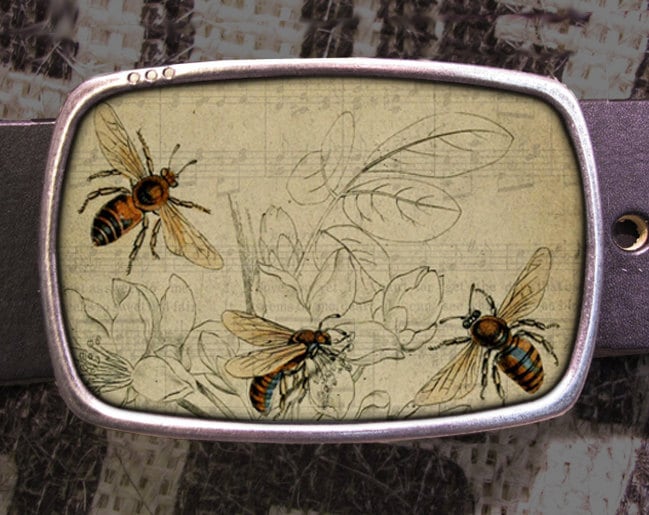 Busy Bees Belt Buckle