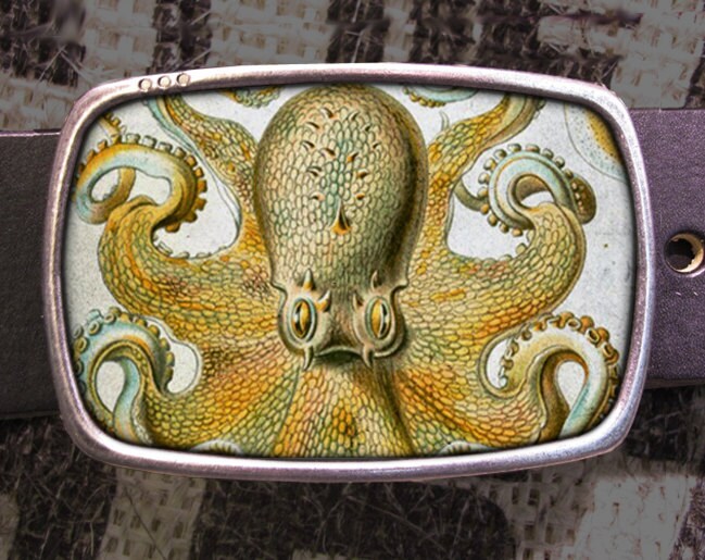 Colorful Octopus Belt Buckle
